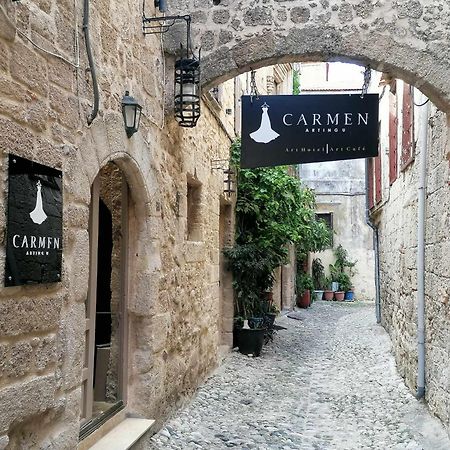 Carmen Art Hotel Rhodes City Exterior foto