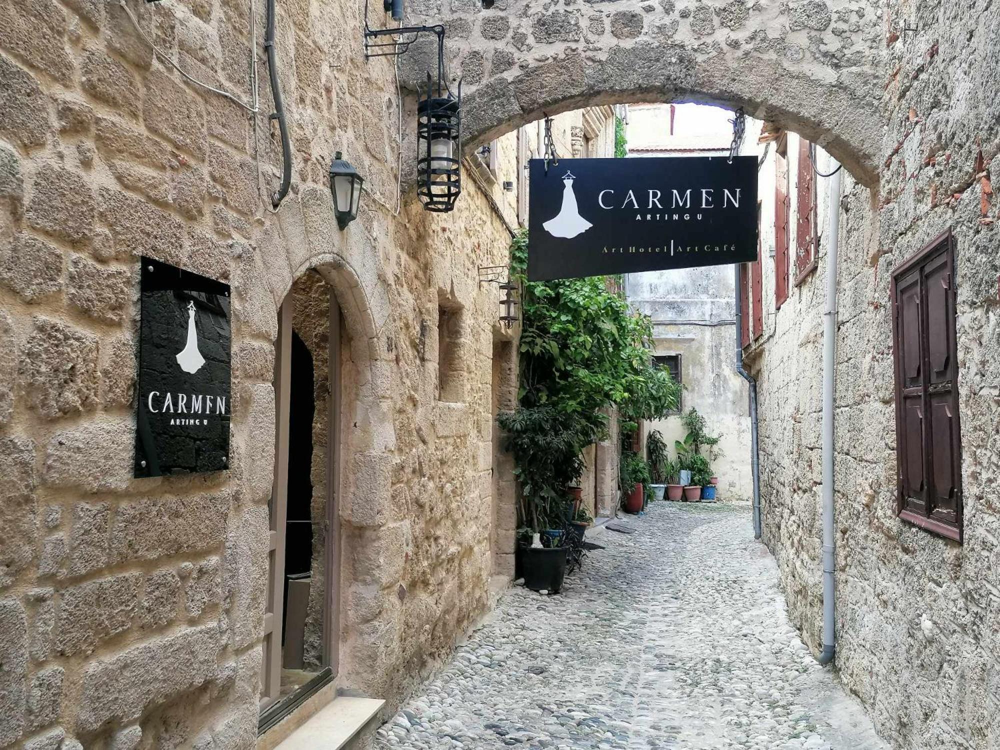 Carmen Art Hotel Rhodes City Exterior foto